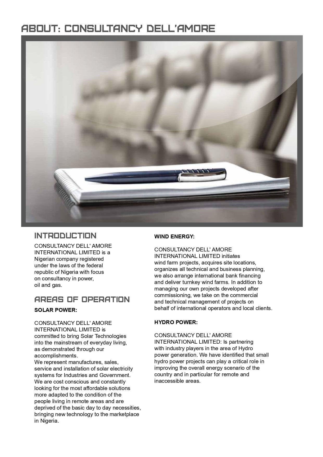 Corporate Profile Page 4